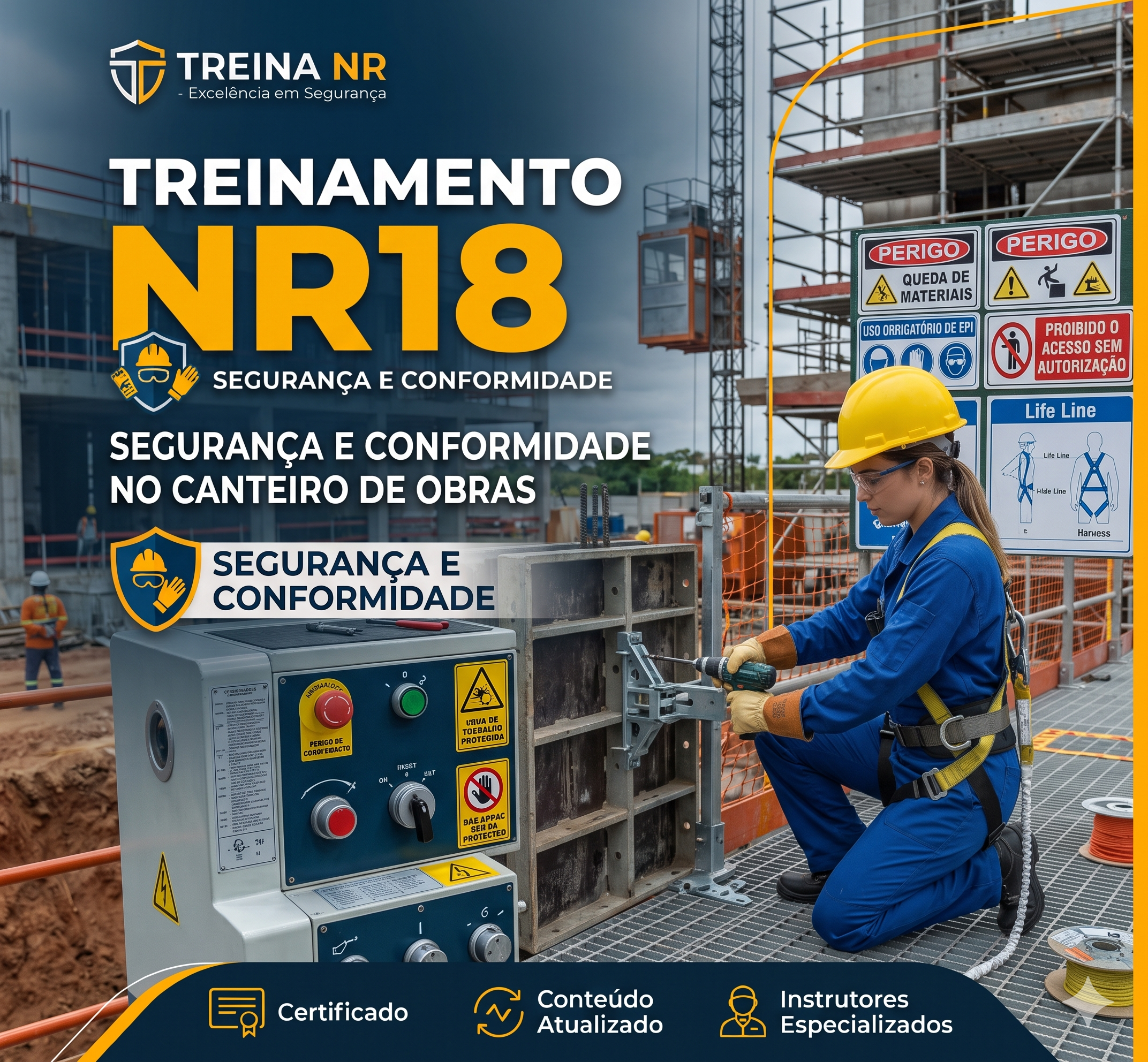NR-18 – Segurança e Saúde no Trabalho na Indústria da Construção