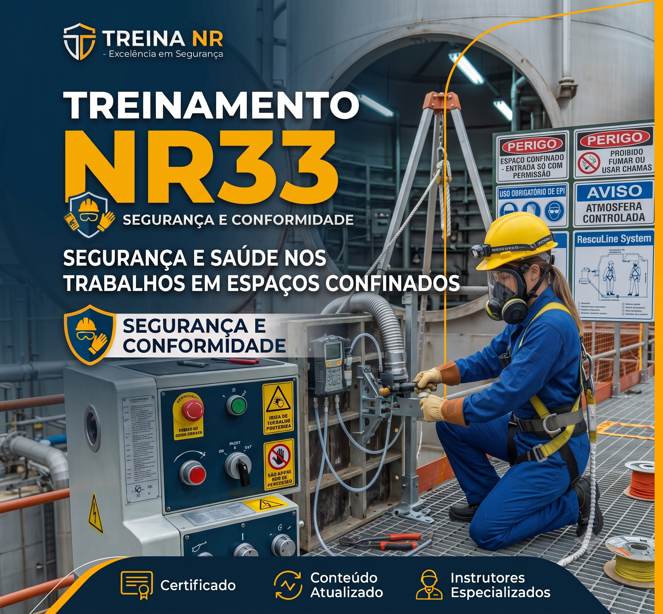 NR-33 – Segurança e Saúde nos Trabalhos em Espaços Confinados